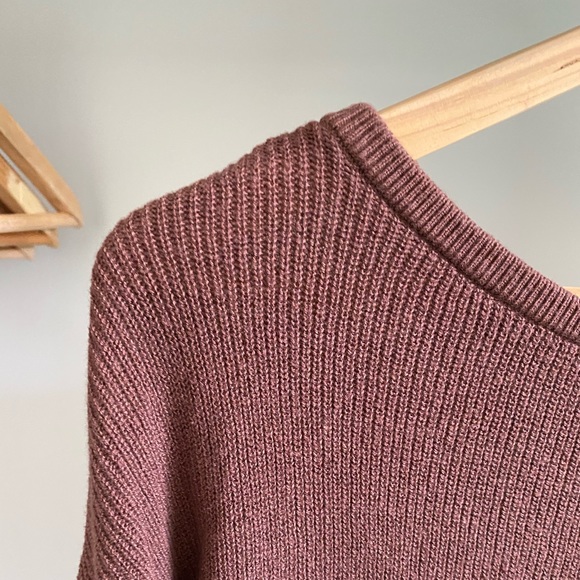 Brown Scoop Neck Longsleeve - Garage Size XS - Picture 3 of 4